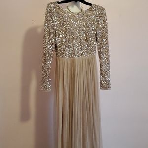 ASOS Maya Deluxe Petite Bridesmaid Dress Sz 4